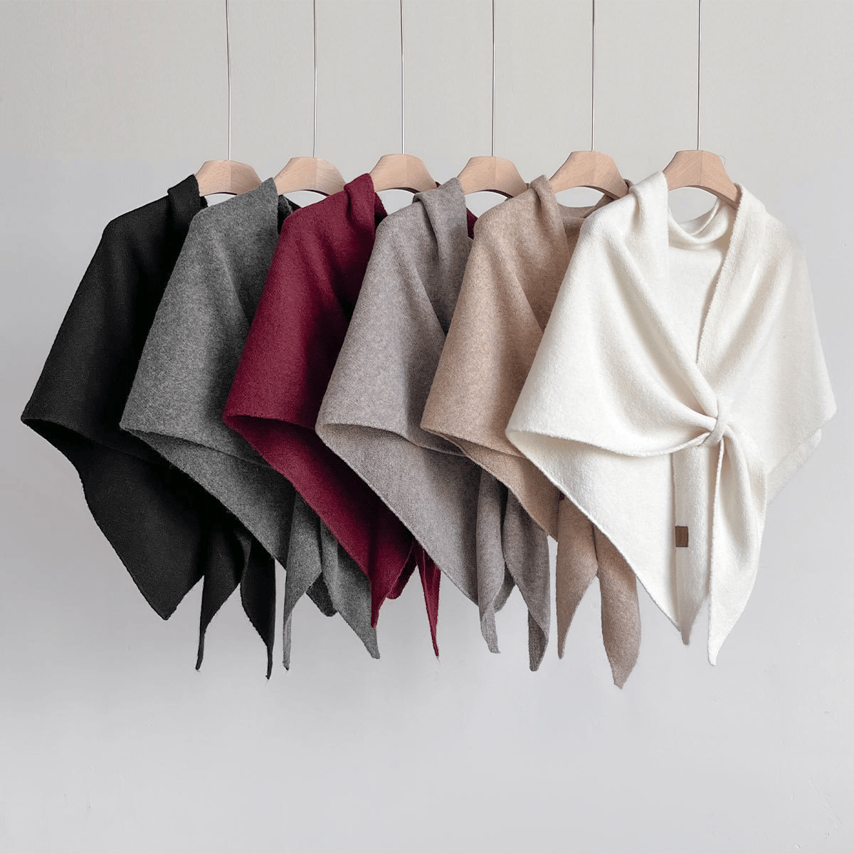 🍂Women's Solid-Color Cashmere Scarf🍁 Casual Soft Comfortable Shawl for Daily Wear