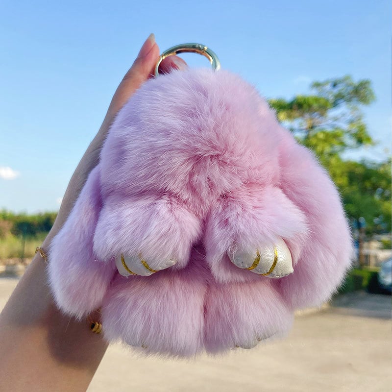 🐰 Handmade Soft Bunny PomPom Charms