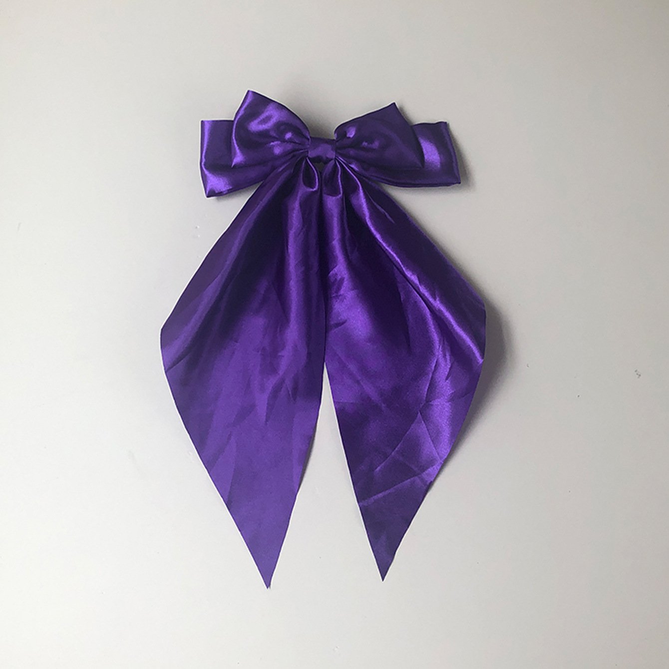 🔥Large Bow Hair Clip for Women – Wedding & Everyday Ponytail Accessory with Long Tail