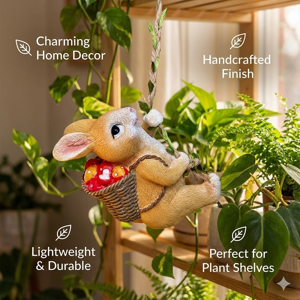 Climbing Rabbit Ornament
