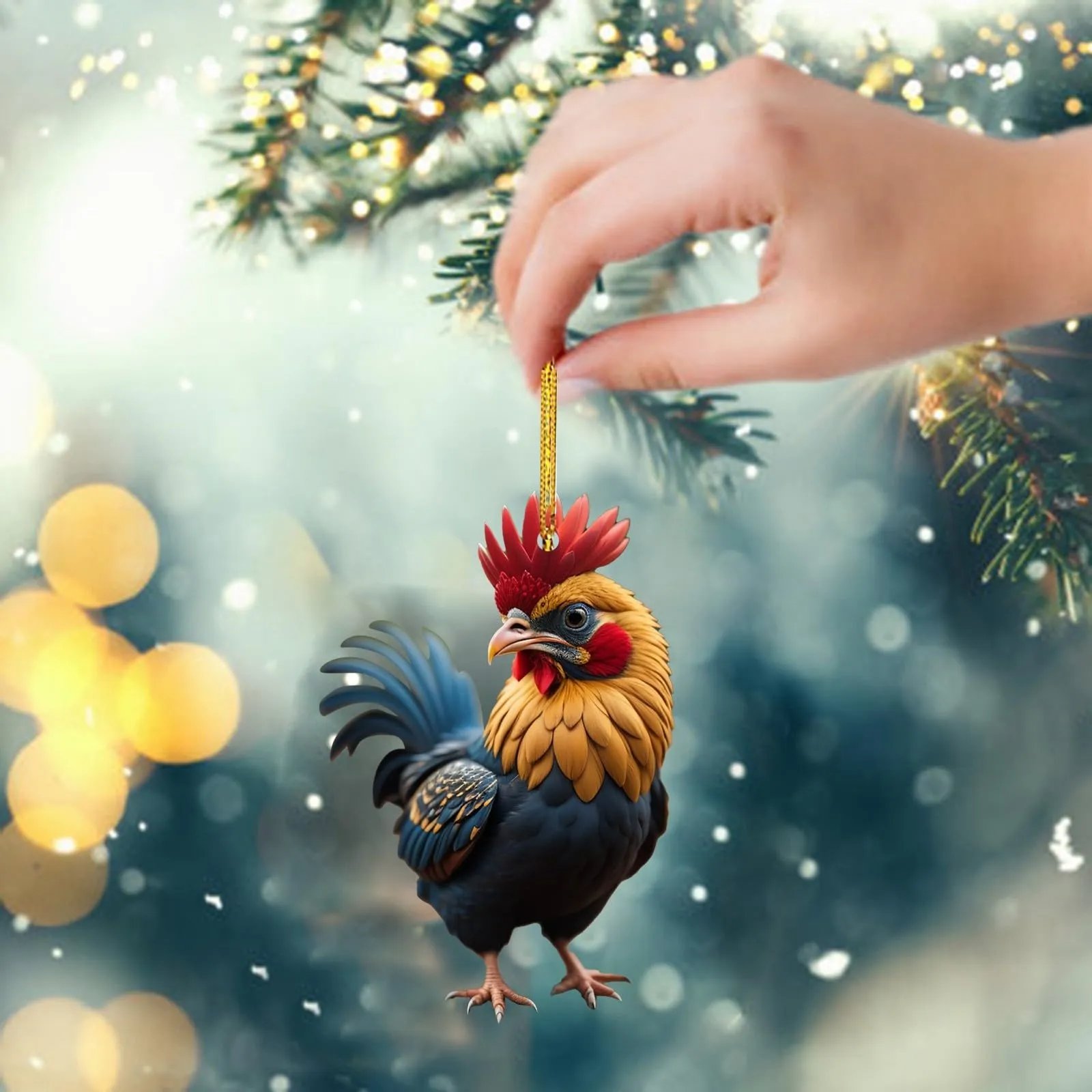 Chicken Decorative Ornament