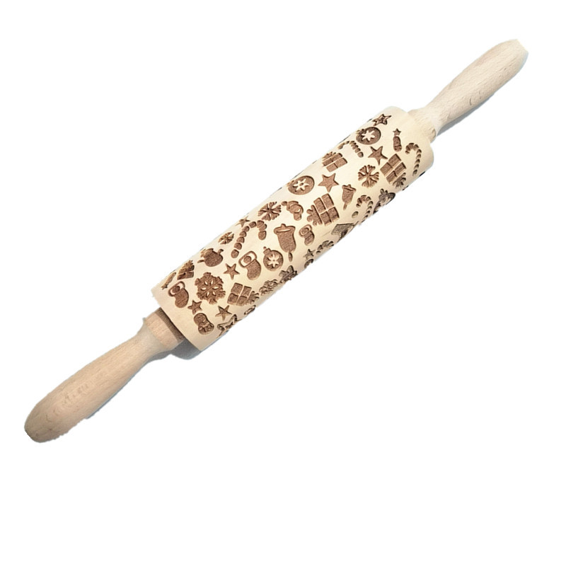 🍪CREATIVE EMBOSSING ROLLING PIN