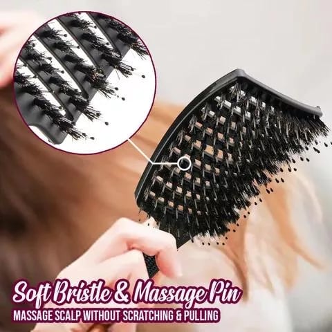 🔥Detangler Bristle Nylon Hairbrush