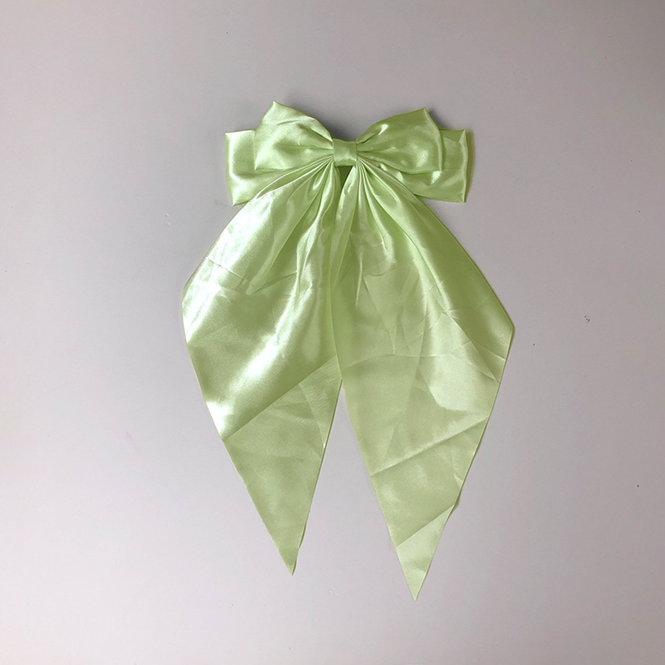 🔥Large Bow Hair Clip for Women – Wedding & Everyday Ponytail Accessory with Long Tail