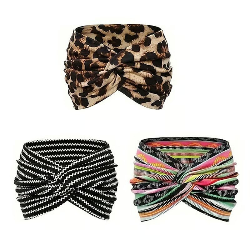 Bohemian style paisley sports headband