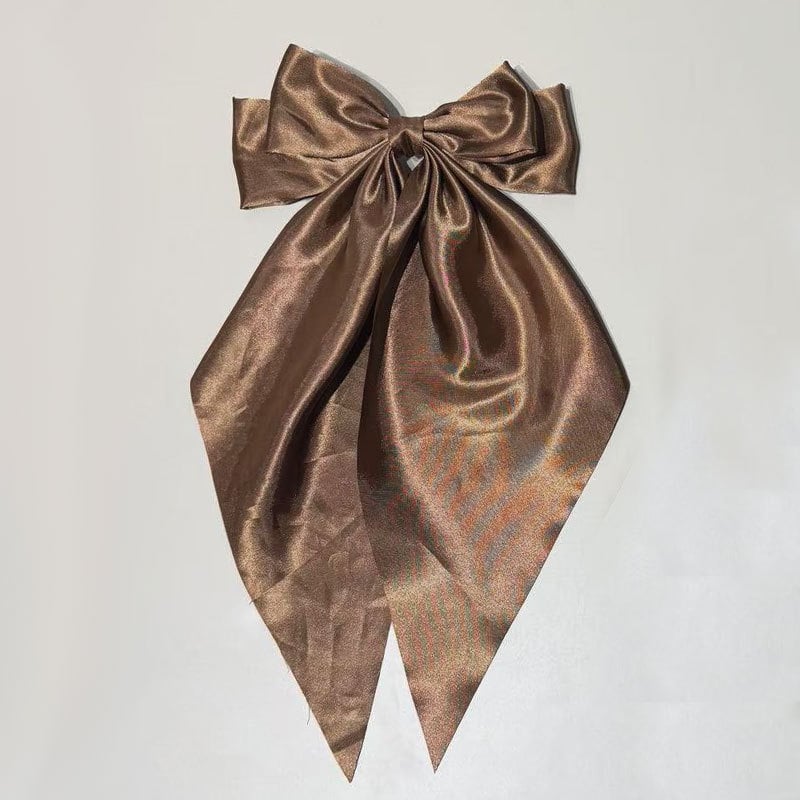 🔥Large Bow Hair Clip for Women – Wedding & Everyday Ponytail Accessory with Long Tail