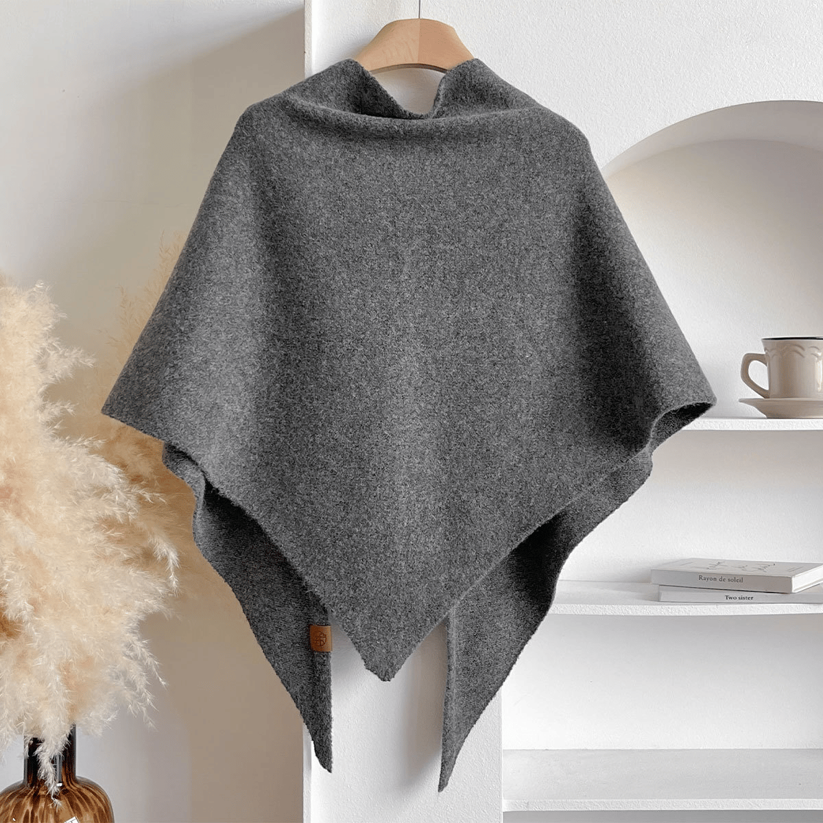 🍂Women's Solid-Color Cashmere Scarf🍁 Casual Soft Comfortable Shawl for Daily Wear