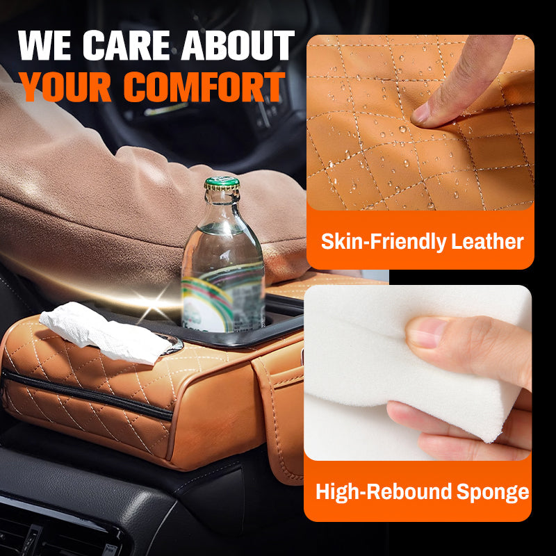🔥Integrated Pressurized Multifunctional Car Armrest Heightening Pad