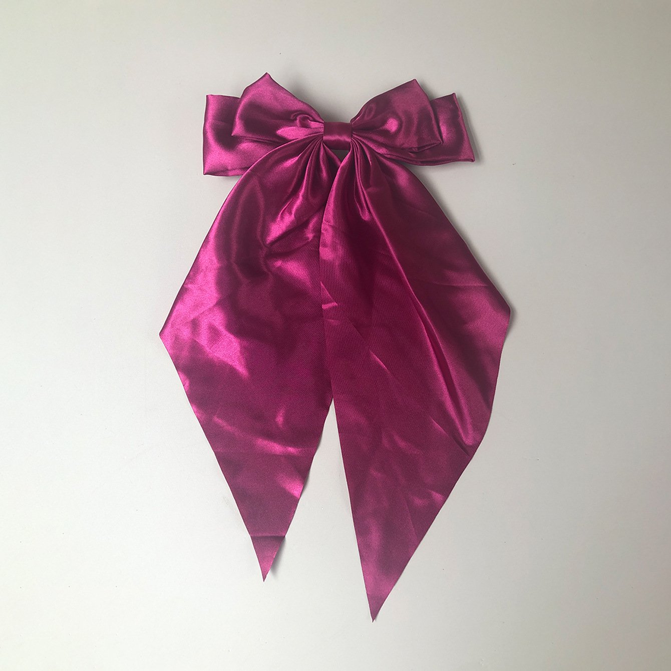 🔥Large Bow Hair Clip for Women – Wedding & Everyday Ponytail Accessory with Long Tail