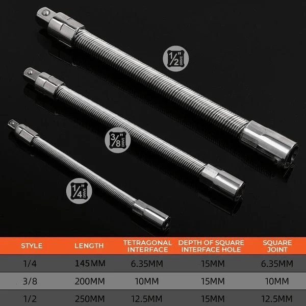 Electric Wrench Sleeve Universal Extension Rod