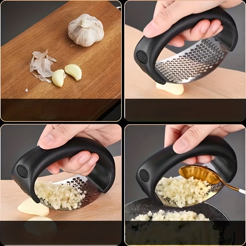 304 Stainless Steel Ring Garlic Press