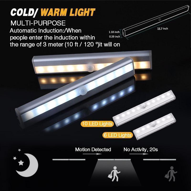 🔥LED Smart Magnetic Human Body Sensor Light