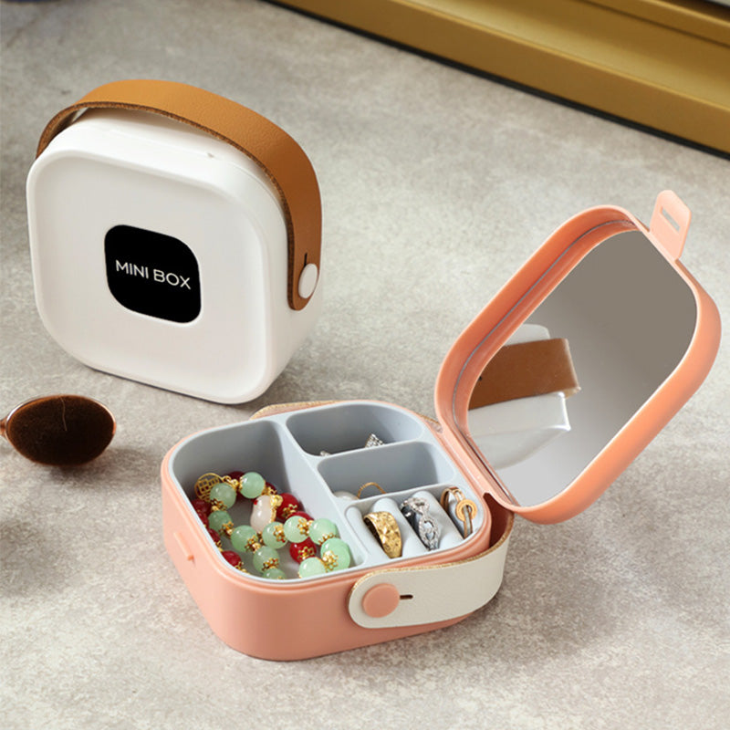  Multifunctional Portable Jewelry Organizer Mini Box