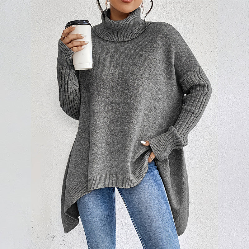 Women’s Fashion Solid Color Turtleneck Sweater