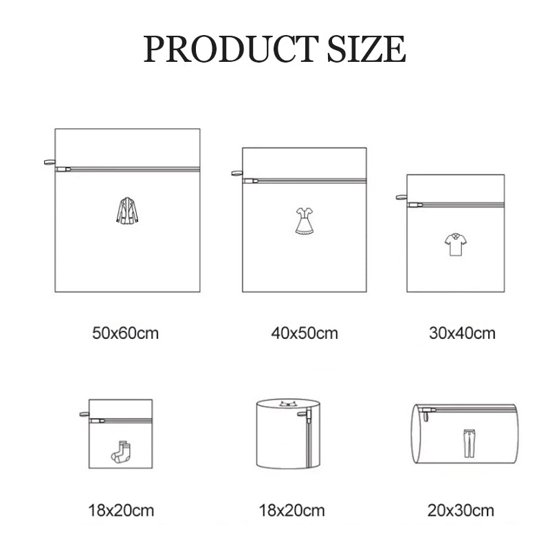 Mesh Laundry Bags with Zipper