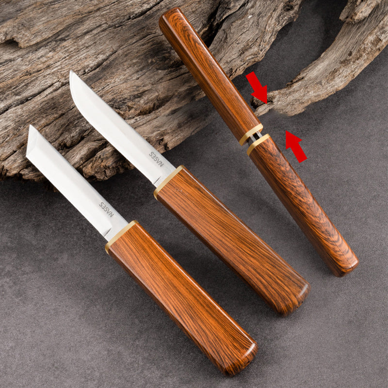 💥2 in 1 Double Knife Set with Wooden Handle