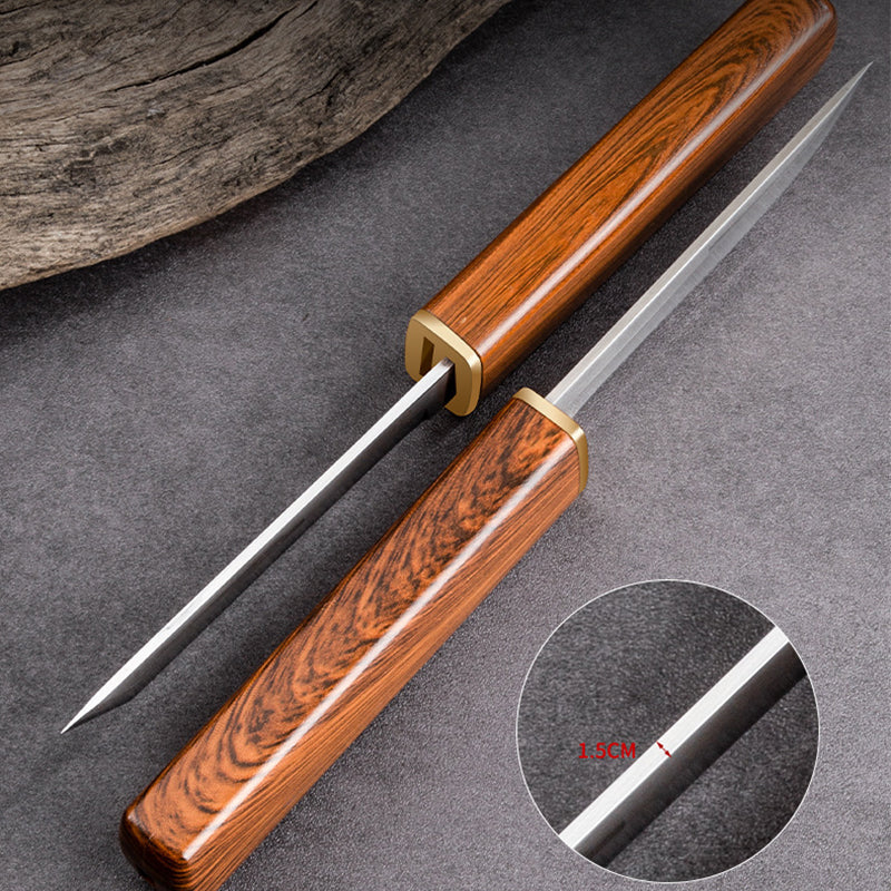 💥2 in 1 Double Knife Set with Wooden Handle