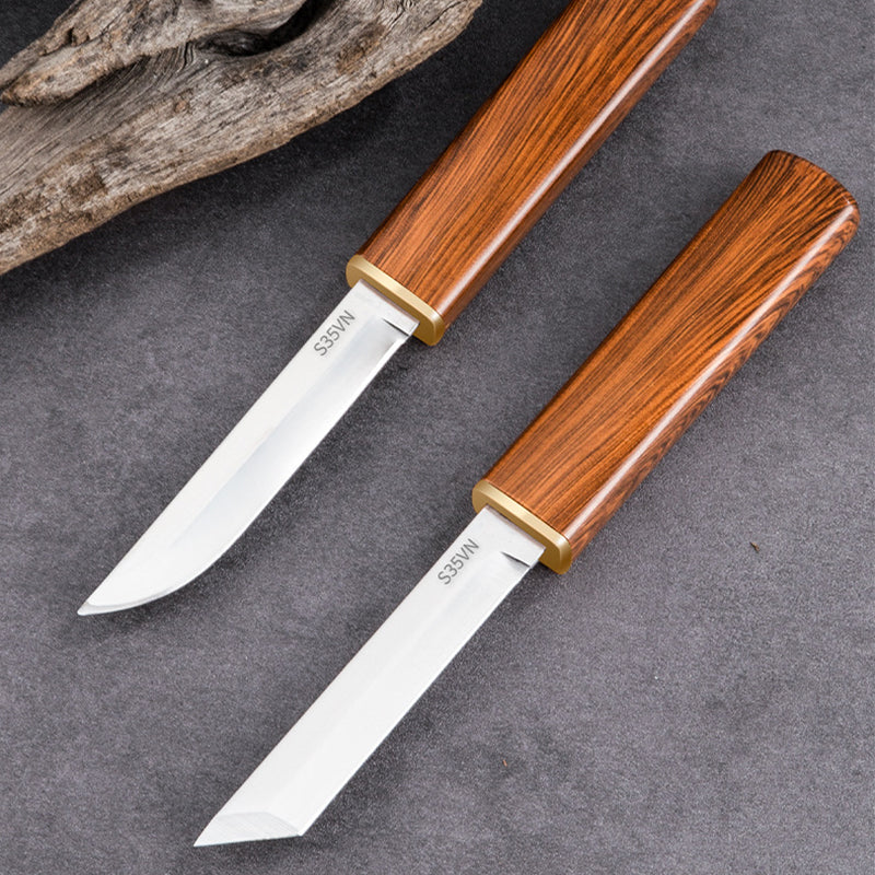 💥2 in 1 Double Knife Set with Wooden Handle