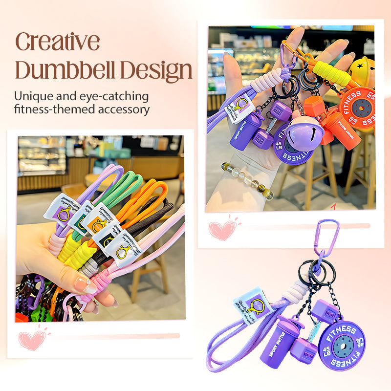 🔥Creative Fitness Themed Keychain