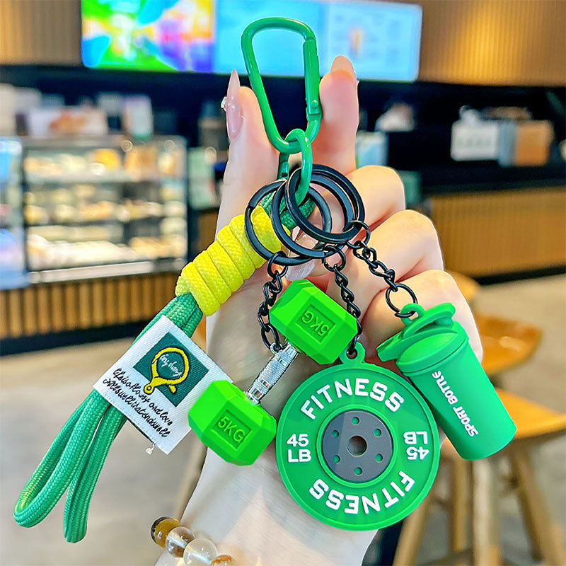 🔥Creative Fitness Themed Keychain
