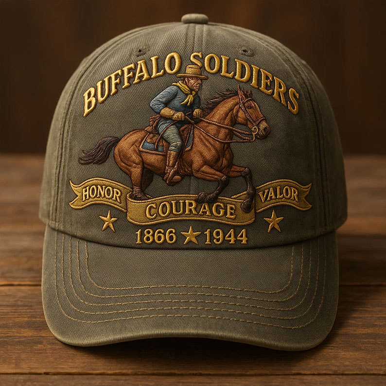 Buffalo Soldier Art Cap