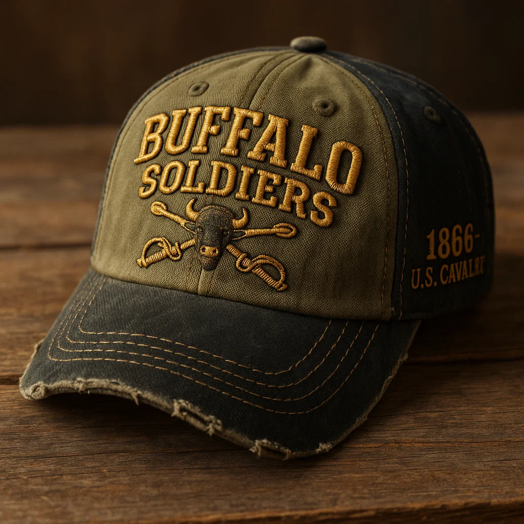 Buffalo Soldier Art Cap