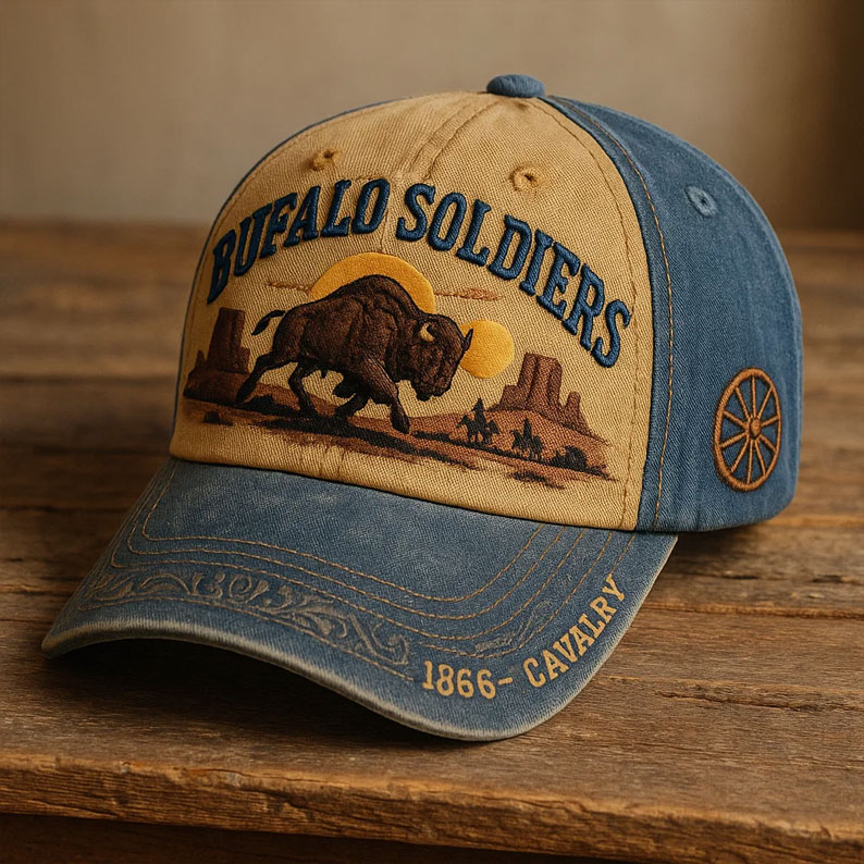Buffalo Soldier Art Cap