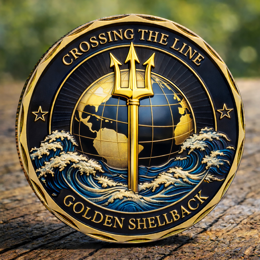 🏆Flash Sale 60% OFF - Shellback Crossing the Line Commemorative Coin