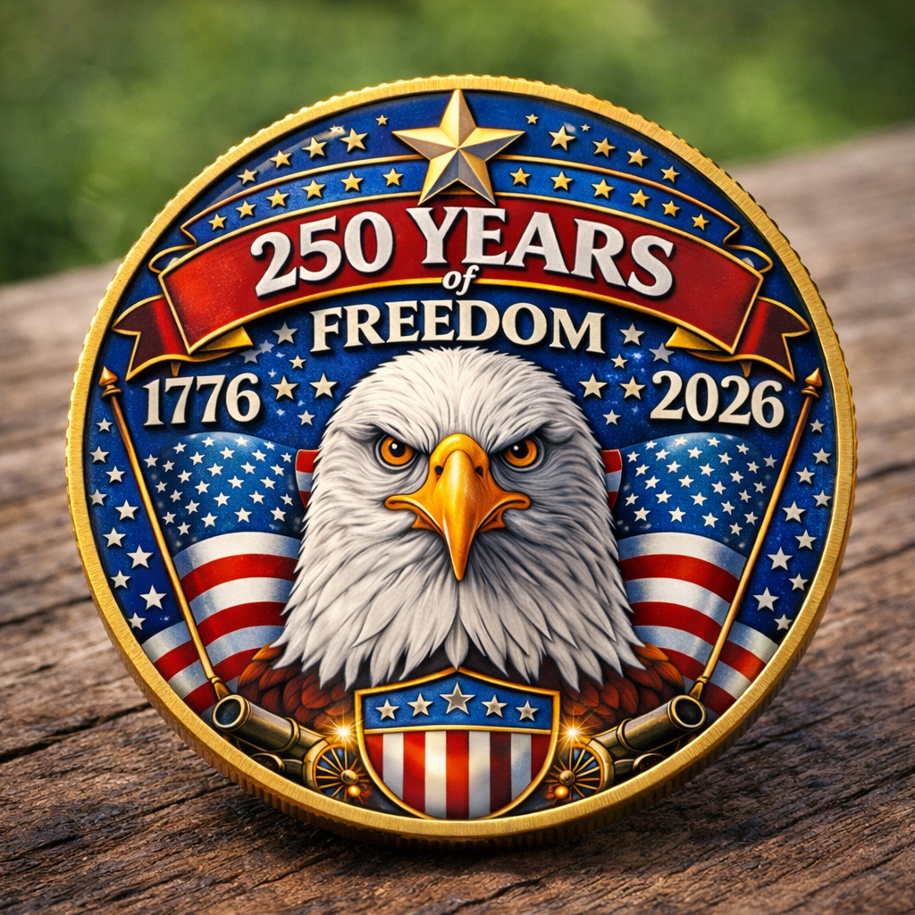 🏆Flash Sale 60% OFF - 250 Years of Freedom USA Commemorative Coin
