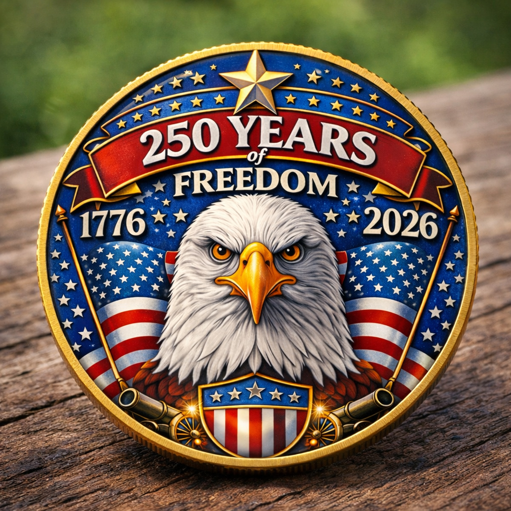🏆Flash Sale 60% OFF - 250 Years of Freedom USA Commemorative Coin