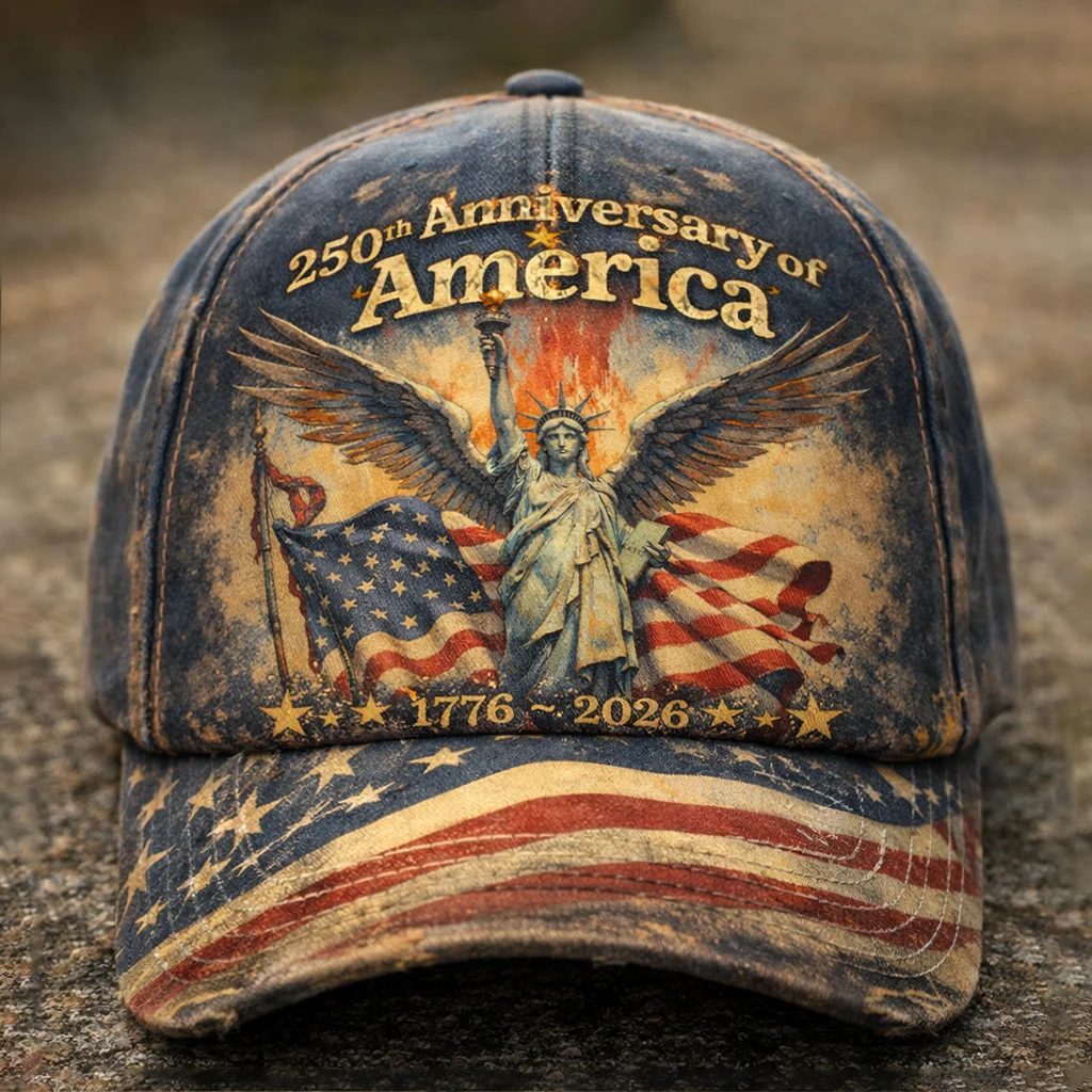 US 250th Anniversary Art Print Casual Hat