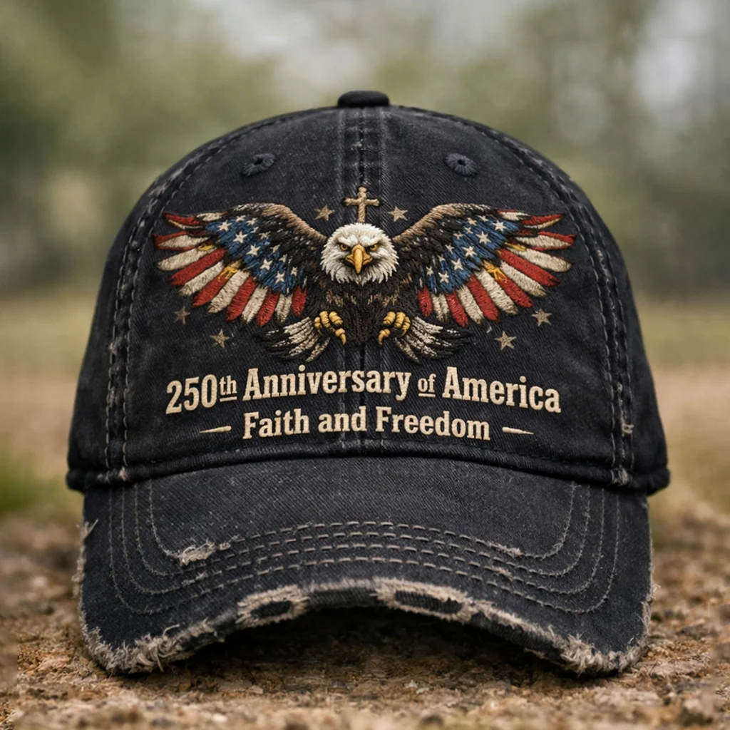 US 250th Anniversary Art Print Casual Hat