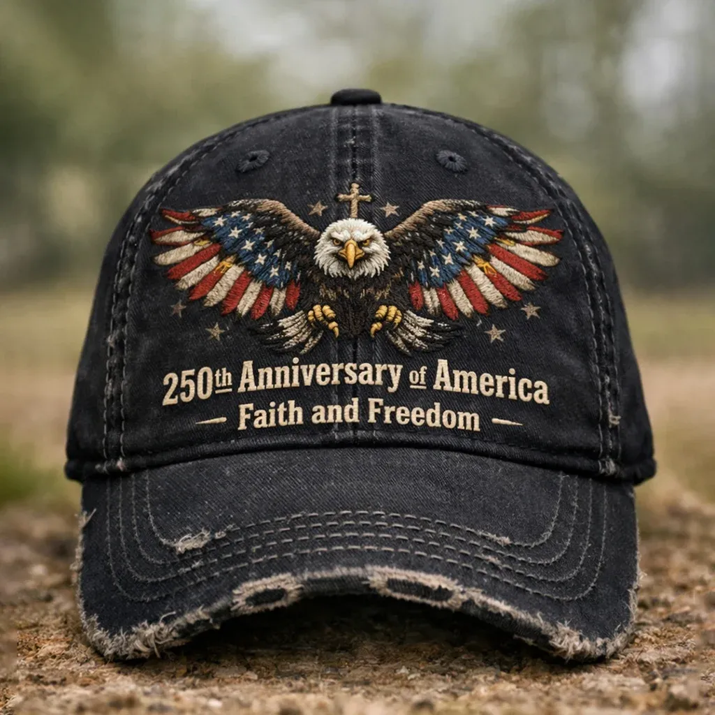 US 250th Anniversary Art Print Casual Hat