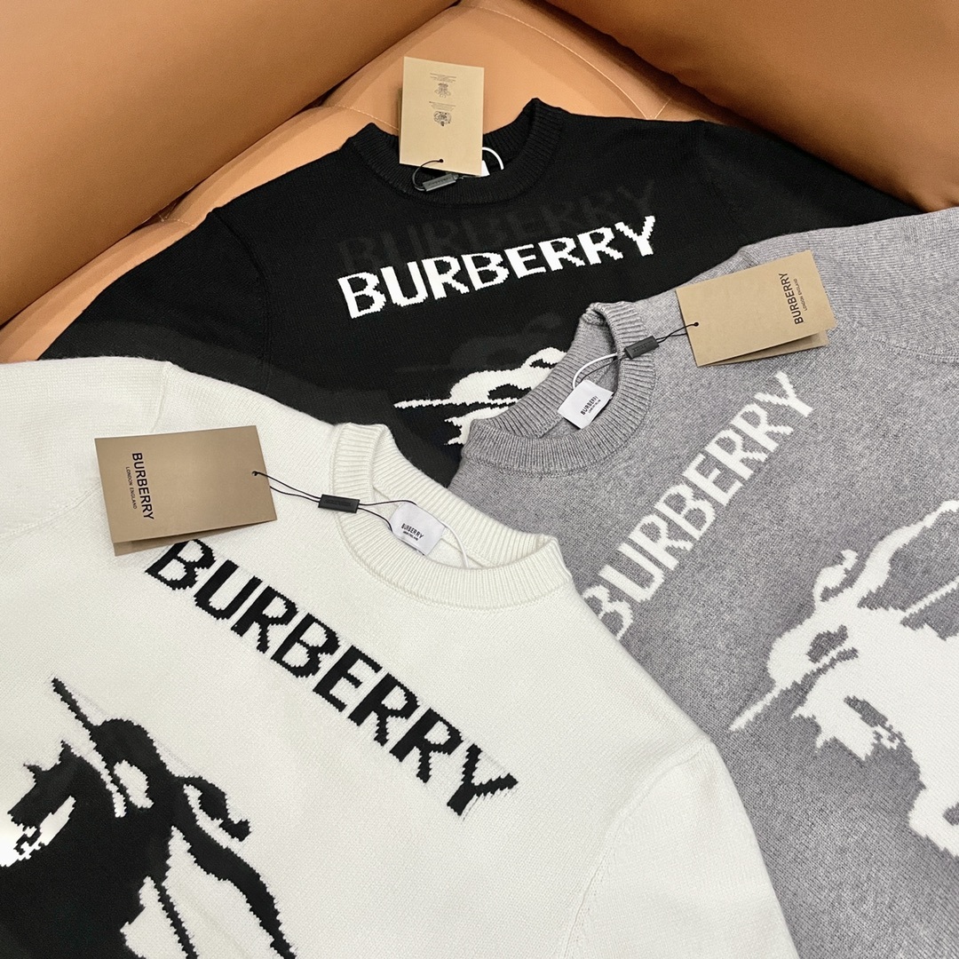 Warhorse Letters Long Sleeve Knitted Sweater