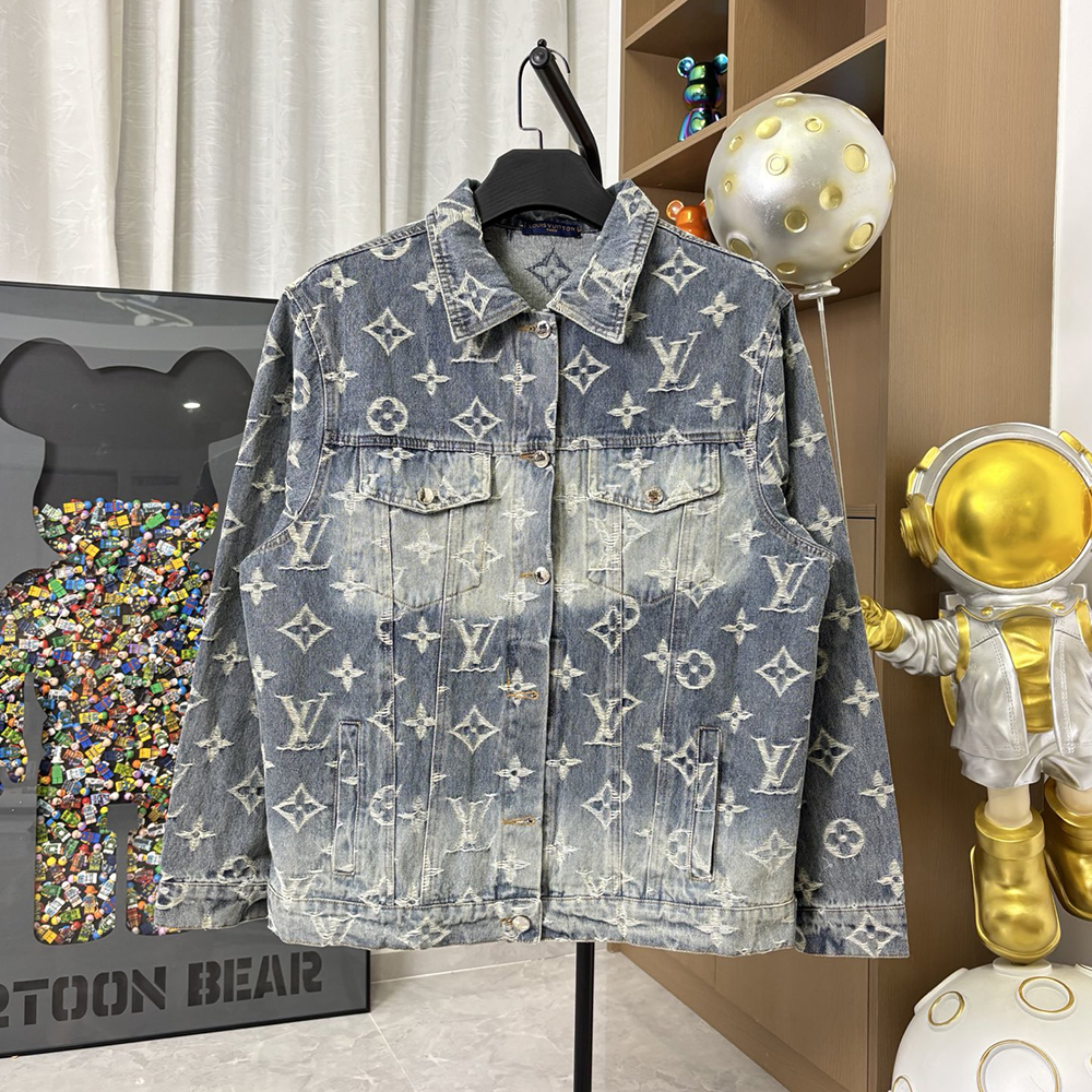 Embroidered Long Sleeved Denim Jackets