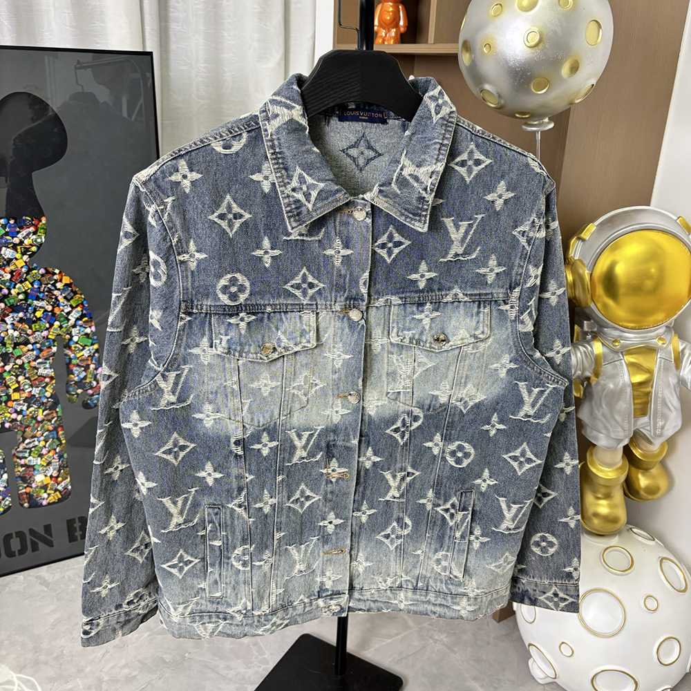 Embroidered Long Sleeved Denim Jackets