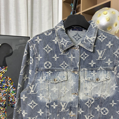 Embroidered Long Sleeved Denim Jackets