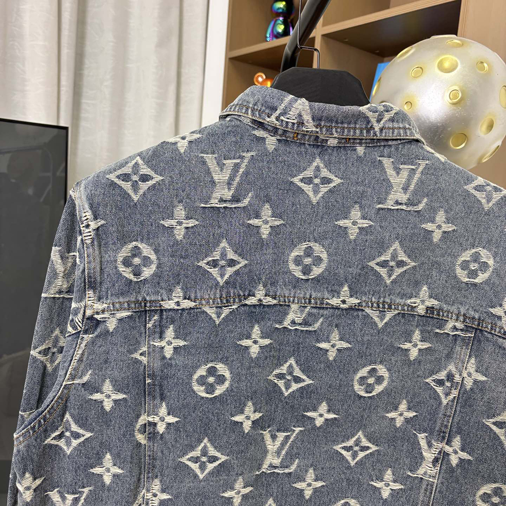 Embroidered Long Sleeved Denim Jackets