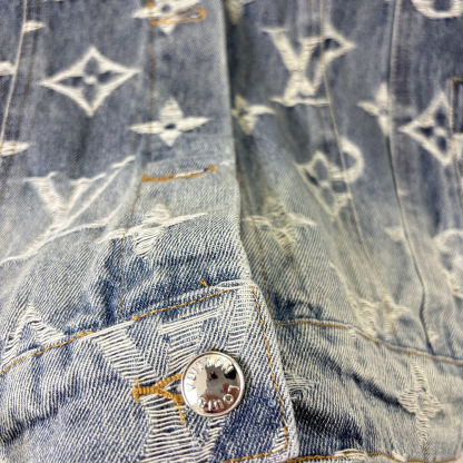 Embroidered Long Sleeved Denim Jackets