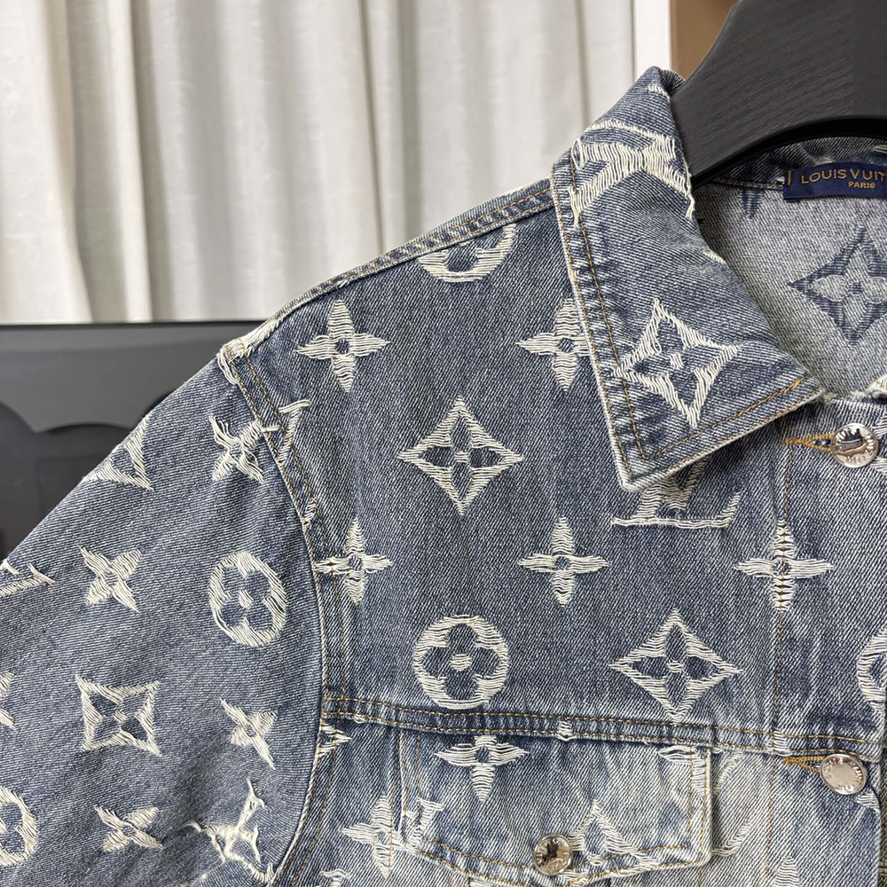 Embroidered Long Sleeved Denim Jackets