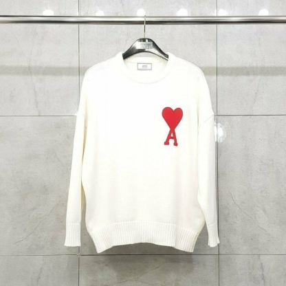 Fashion Love Heart Long Sleeve Knitted Sweater