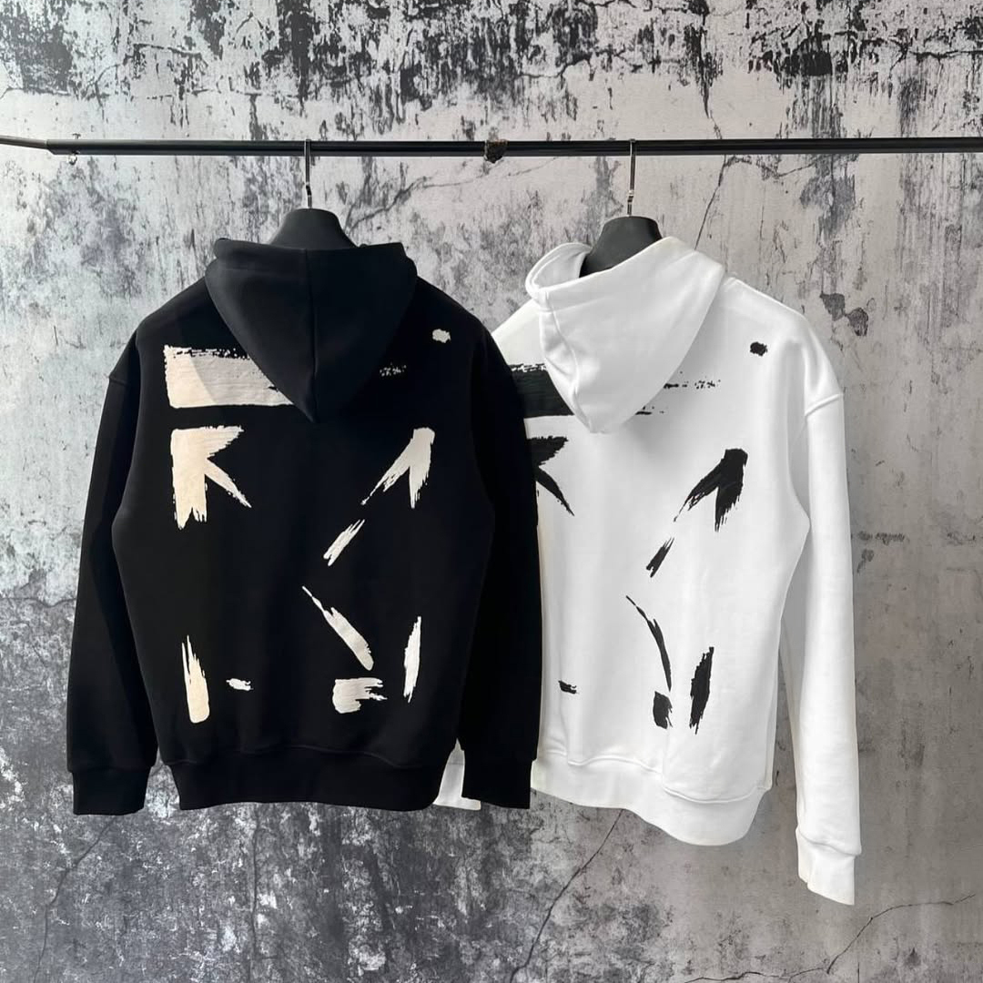 Casual Arrow Print Long Sleeve Hoodies