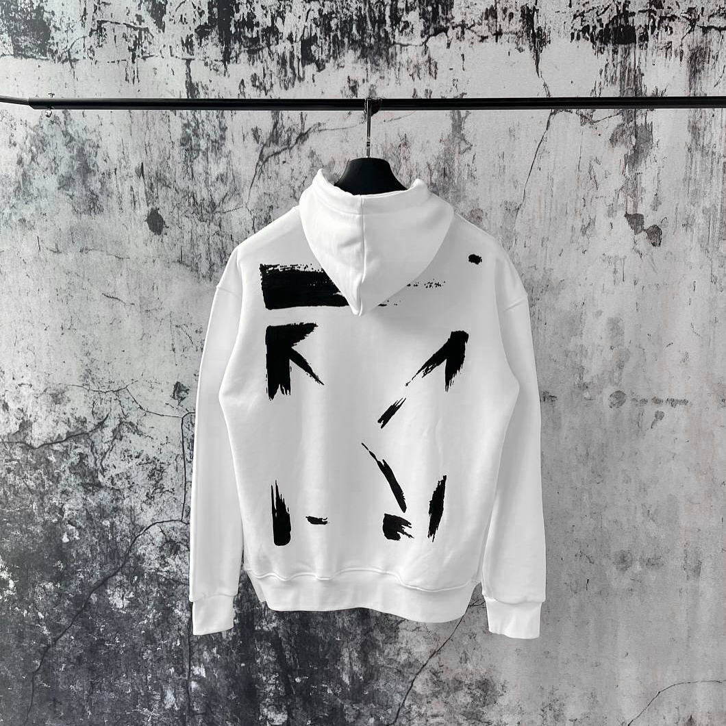 Casual Arrow Print Long Sleeve Hoodies