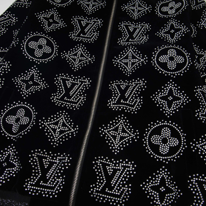 Hot Diamond Long Sleeved Zipper Baseball Jackets