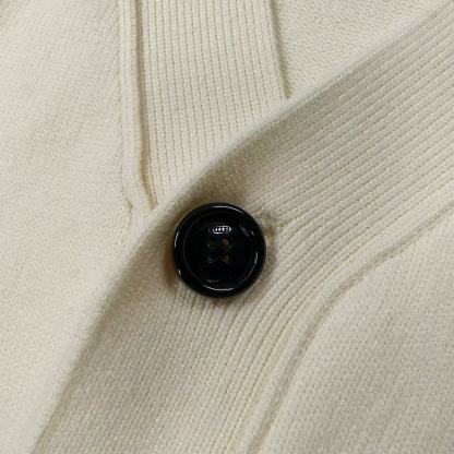 New classic embroidered V-neck cardigan sweater