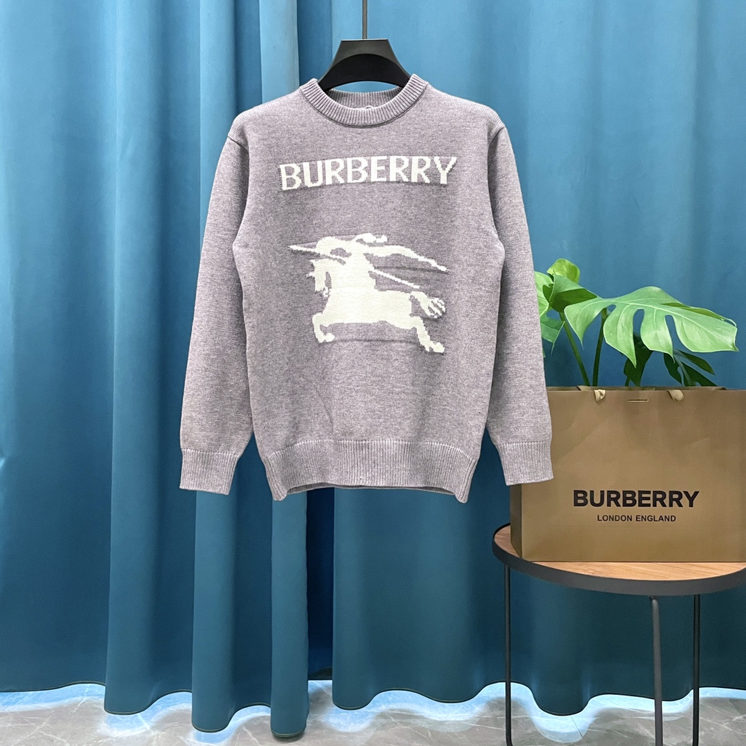 Warhorse Letters Long Sleeve Knitted Sweater