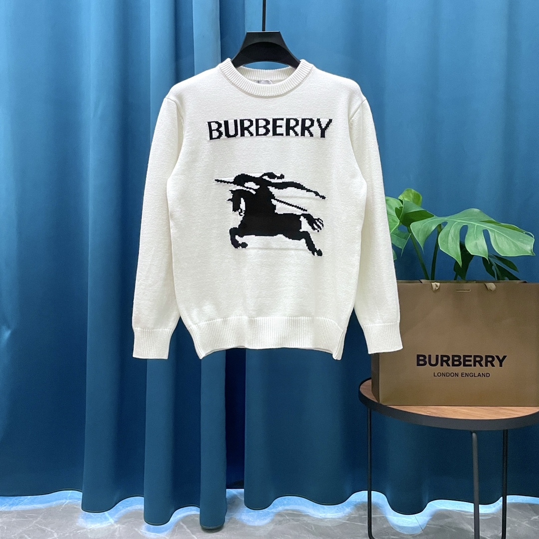 Warhorse Letters Long Sleeve Knitted Sweater