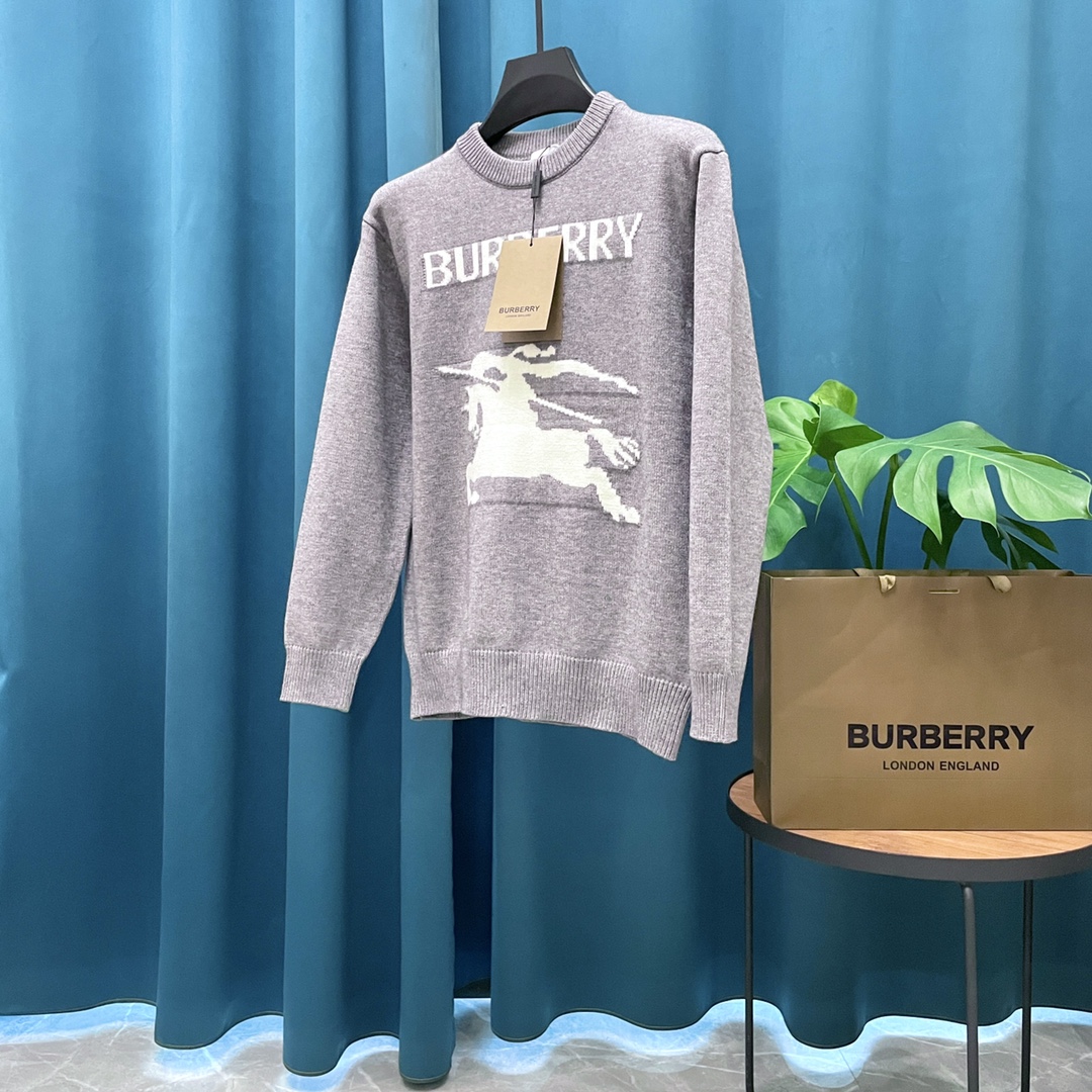 Warhorse Letters Long Sleeve Knitted Sweater