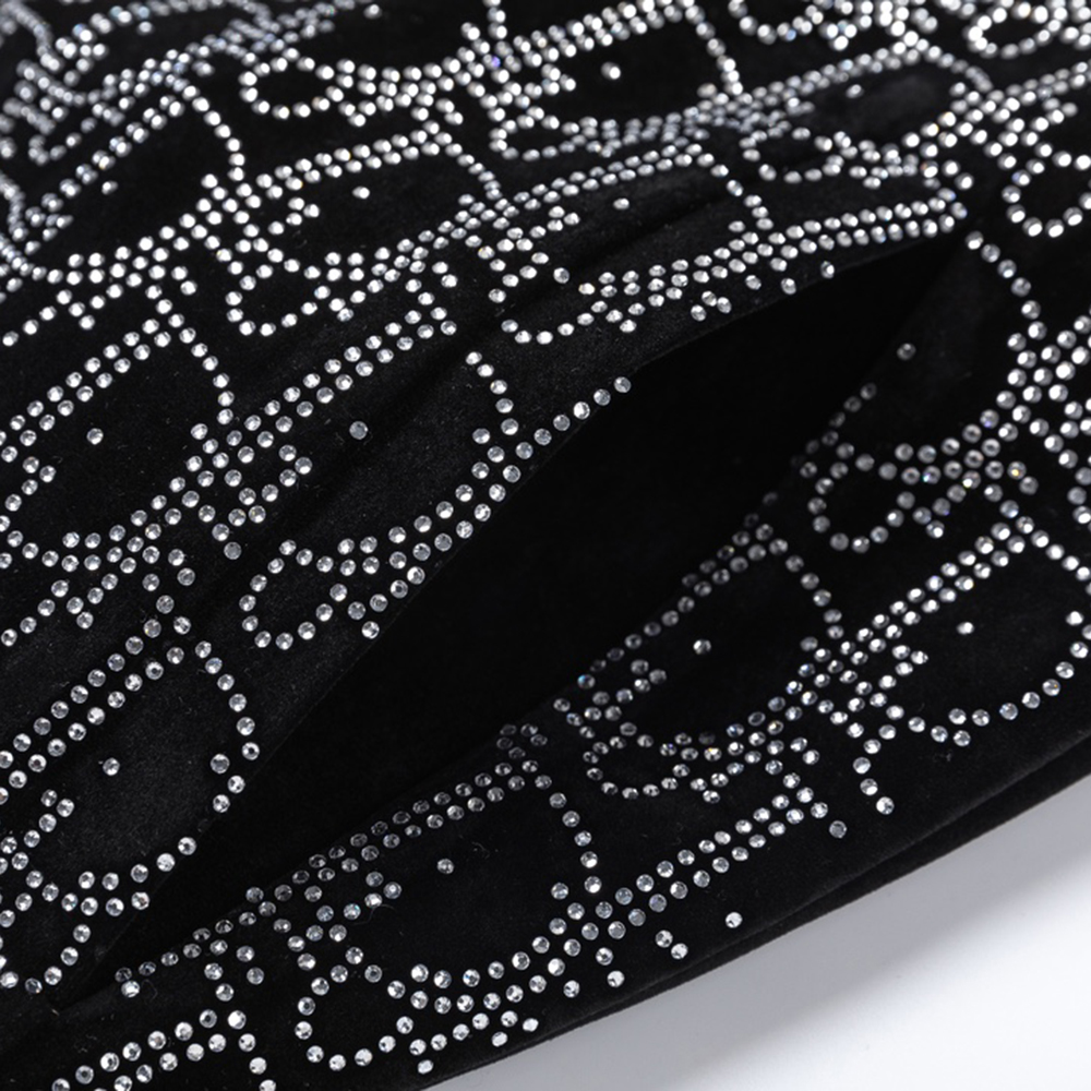 Fashion Letters Hot Diamond Long Sleeved Jackets