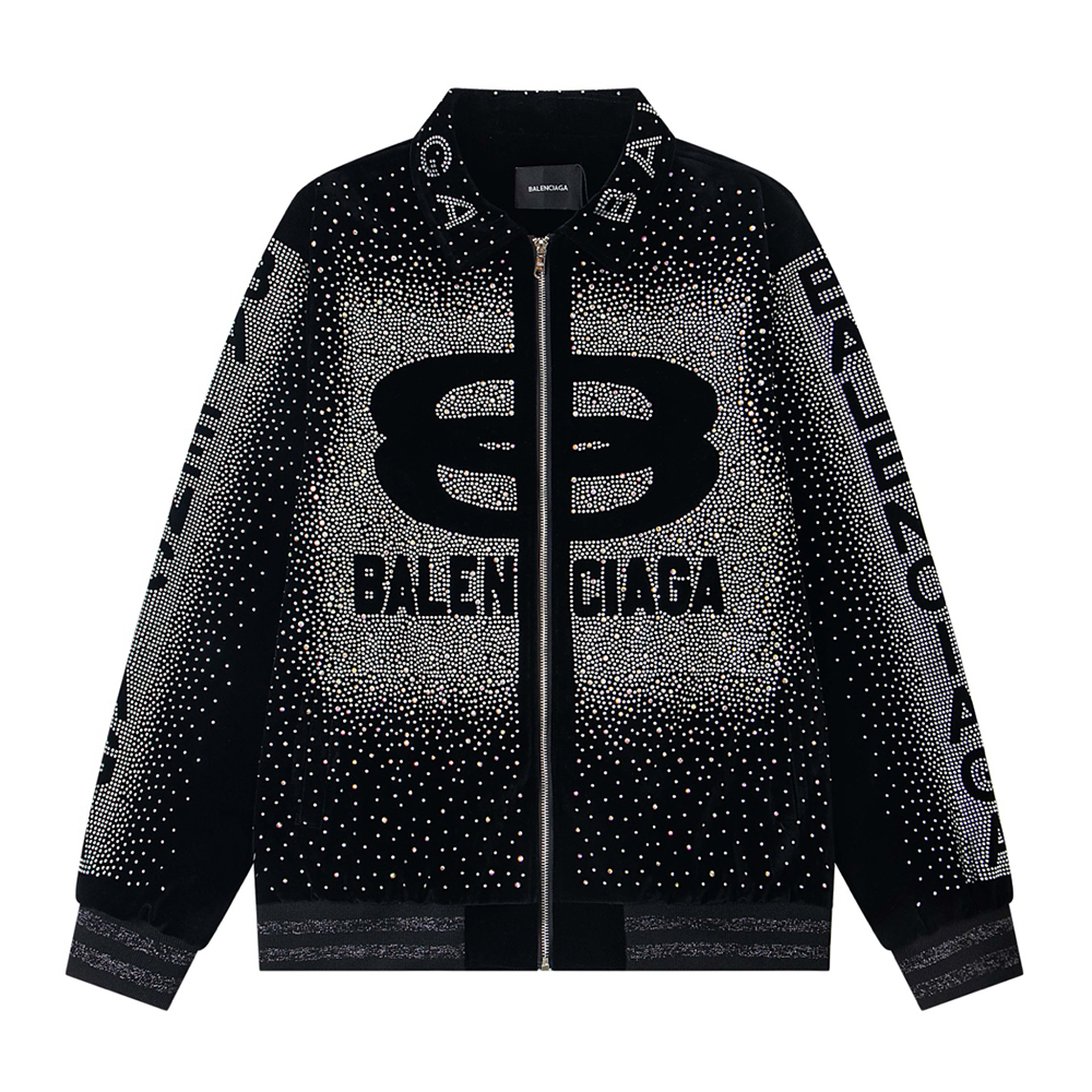 Classic Letters No.26 Hot Diamond Long Sleeved Jackets